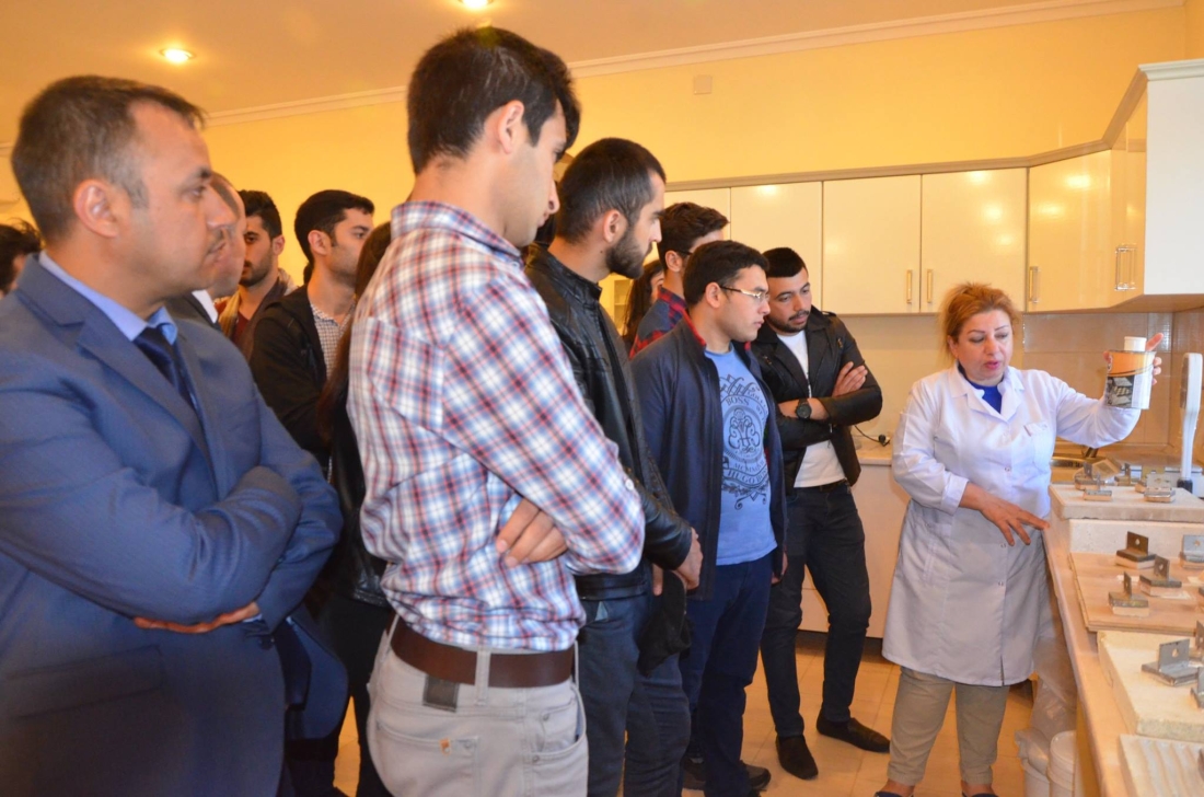 Bakı Mühəndislik Universitetinin magistratura I kurs və bakalavr pilləsinin III kurs tələbələri “FAB BOYA və Kimya Sənayesi MMC”-nin qonağı oldular.